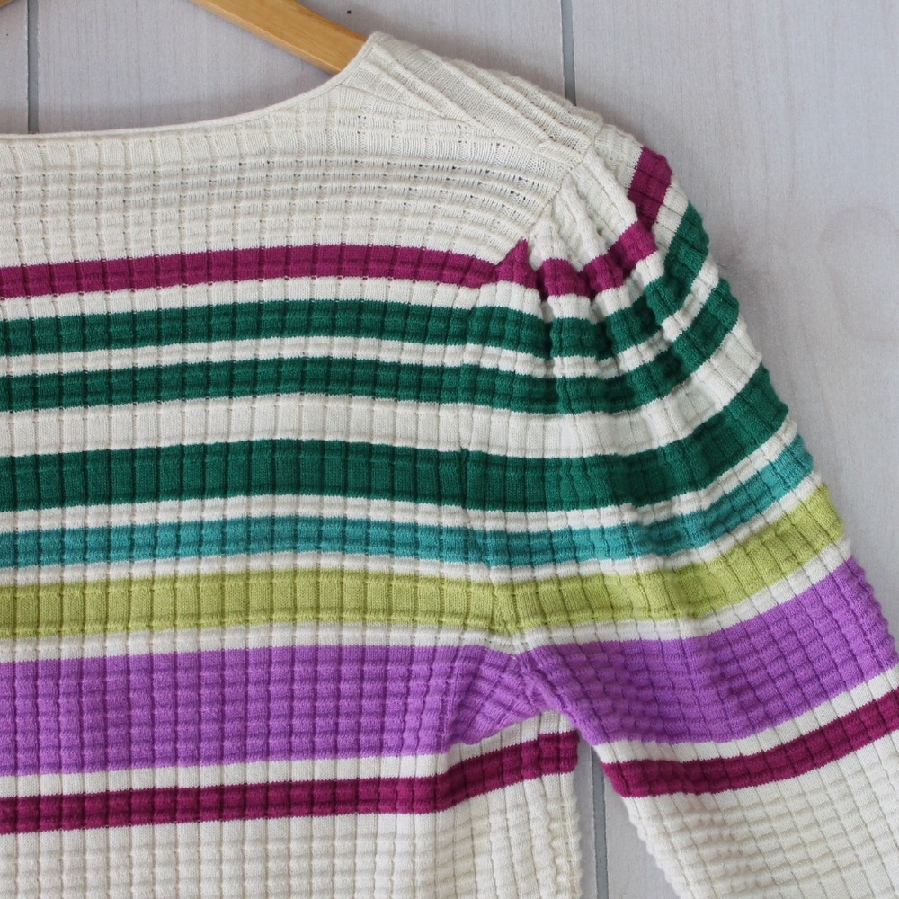 Free People Gidget Striped Knit Sweater Dress - Picture 4 of 8